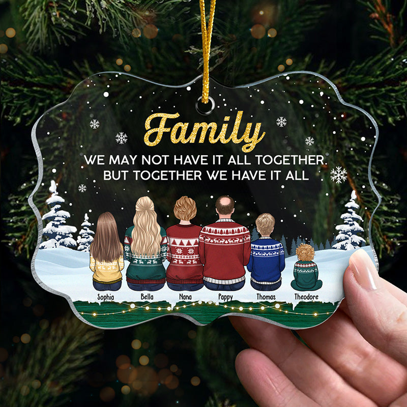 Custom Name Family Christmas Gifts - Personalized Ornament