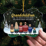 Custom Name Grandchildren Christmas Gifts for Grandparents - Personalized Ornament