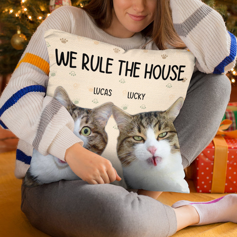 Custom Name Cat Lover Gifts - Personalized Pillow