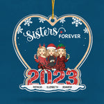 Custom Name Christmas Bestie Gifts for Women - Personalized Ornament