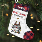 Custom Name Funny Pet Christmas Gifts - Personalized Christmas Stocking