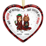 Custom Name Christmas Friendship Gifts for Best Friends - Personalized Ceramic Ornament