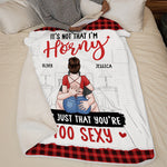 Custom Name Funny Sexy Couple Gifts - Personalized Blanket