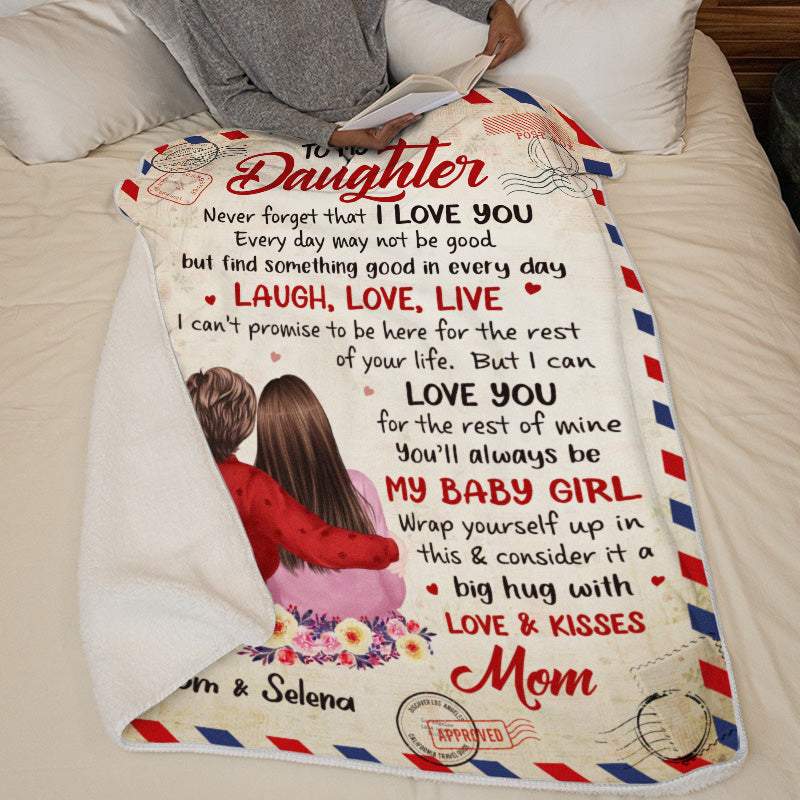 Custom Name Mother Daughter Gifts - Personalized Blanket