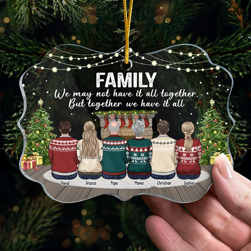 Custom Name Family Christmas Gifts - Personalized Ornament