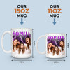 Custom Photo Positive Vibes Positive Life - Family Personalized Custom Mug - Gift For Family Members, Pet Owners, Pet Lovers