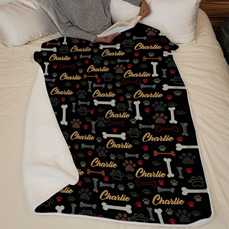 Too Cute To Be Grounded - Dog Personalized Custom Blanket - Gift For Pet Owners, Pet Lovers