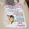 Custom Photo Mama's Blessing - Family Personalized Custom Blanket - Baby Shower Gift, Christmas Gift For First Mom