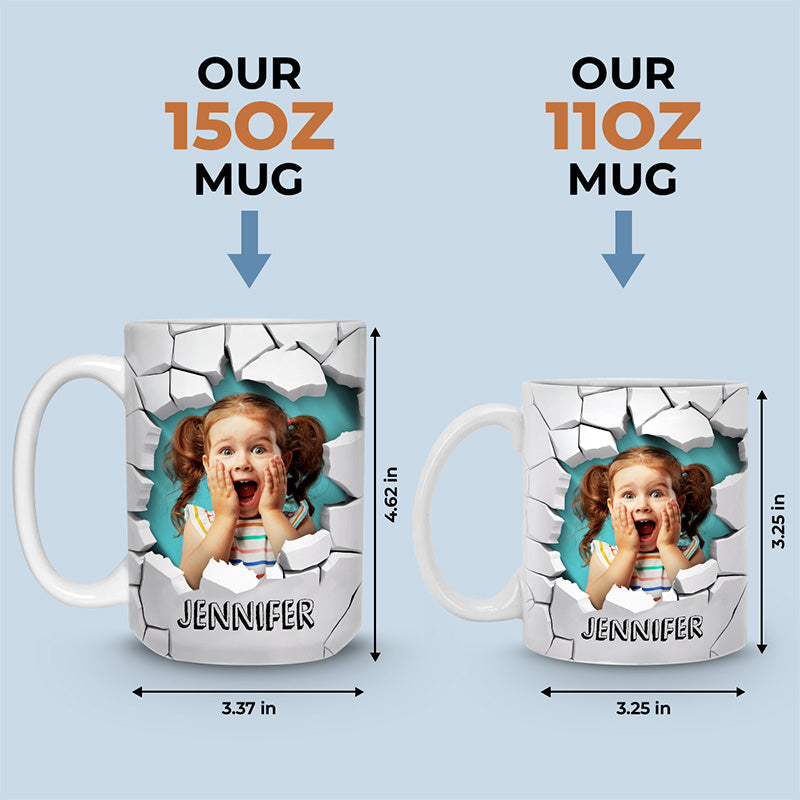 Custom Photo You Are Awesome - Family Personalized Custom 3D Mug - Christmas Gift For Family Members