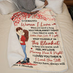 Custom Name Romantic Love Gifts for Her - Personalized Blanket