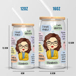 Custom Name Teacher Affirmation Gifts for Teachers - Personalized Glass Cup