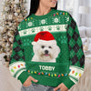 Custom Photo Grow Old Along With Me - Dog & Cat Personalized Custom Ugly Sweatshirt - Unisex Wool Jumper - Christmas Gift For Pet Owners, Pet Lovers