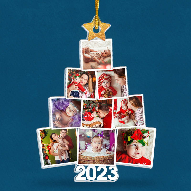 Custom Photo Baby The Perfect Christmas Tree - Family Personalized Custom Ornament - Acrylic Custom Shaped - First Christmas Gift For Baby