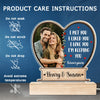 Custom Photo Love You Then Love You Still - Couple Personalized Custom Shaped 3D LED Light - Gift For Husband Wife, Anniversary