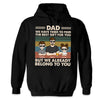 This Is Awesome Grandpa Belongs To - Family Personalized Custom Unisex T-shirt, Hoodie, Sweatshirt - Gift For Dad, Grandpa