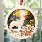 Custom Name Memorial Dog Gifts - Personalized Ornament