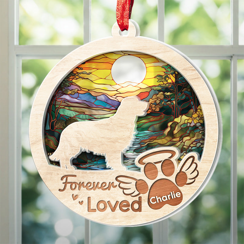 Custom Name Memorial Dog Gifts - Personalized Ornament