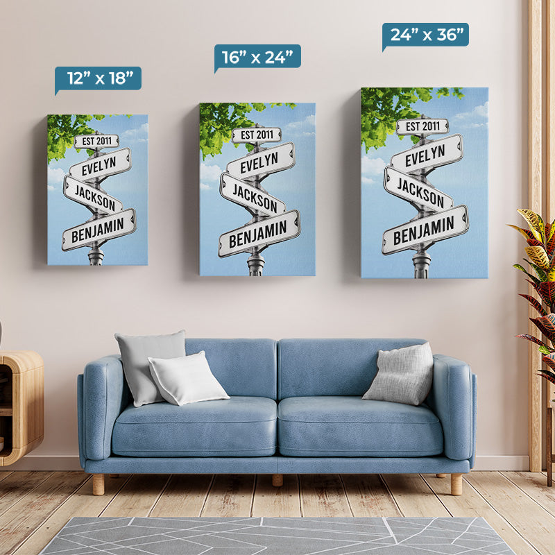 My Family Is My Everything - Family Personalized Custom Vertical Canvas - Gift For Family Members
