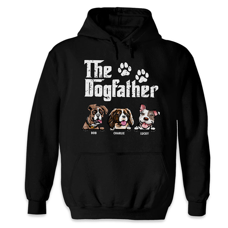 Custom Name Dogfather Gifts for Dog Lovers - Personalized Apparel