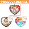 Custom Photo We'll Miss You For The Rest Of Ours - Memorial Personalized Custom Suncatcher Ornament - Acrylic Heart Shaped - Christmas Gift, Sympathy Gift For Pet Owners, Pet Lovers