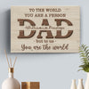 I Love You Papa - Family Personalized Custom Horizontal Canvas - Birthday Gift For Dad, Grandpa