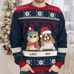 Custom Name Christmas Gifts for Pet Lovers - Personalized Sweatshirt