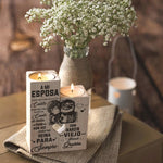 Romantic Spanish Wife Gifts - Candle Holder