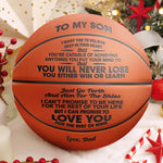 Custom Inspirational Christmas Gifts for Son - Personalized Basketball