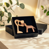 Personalized Custom Wooden Pet Carvings - The Love Between You And Your Fur-Friend - Gift For Pet Lovers - Wood Sculpture Table Ornaments, Carved Wood Decor