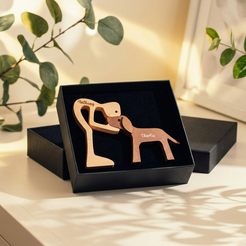 Custom Dog and Owner Love Gifts - Personalized Custom Sculpture