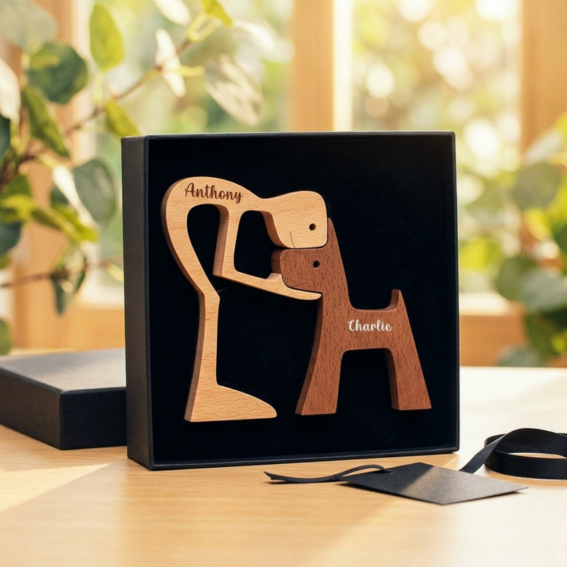 Custom Dog and Owner Love Gifts - Personalized Custom Sculpture