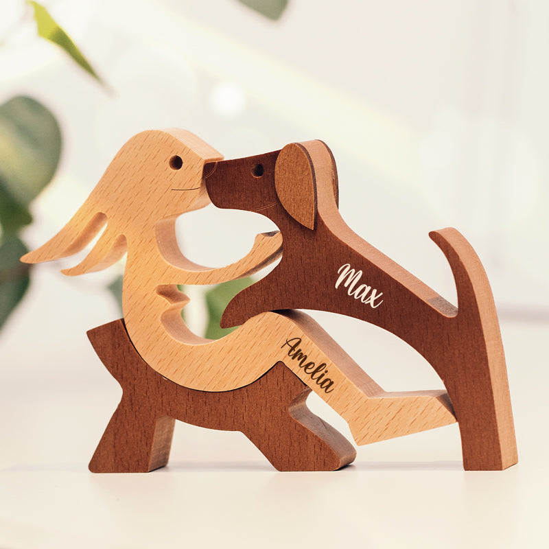 Custom Dog and Owner Love Gifts - Personalized Custom Sculpture