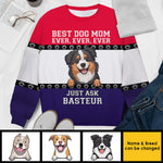 Custom Name Funny Dog Mom Gifts - Personalized Sweatshirt