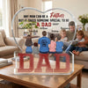 It Takes Someone Special To Be A Dad - Family Personalized Custom Shaped Acrylic Plaque - Father's Day, Birthday Gift For Dad