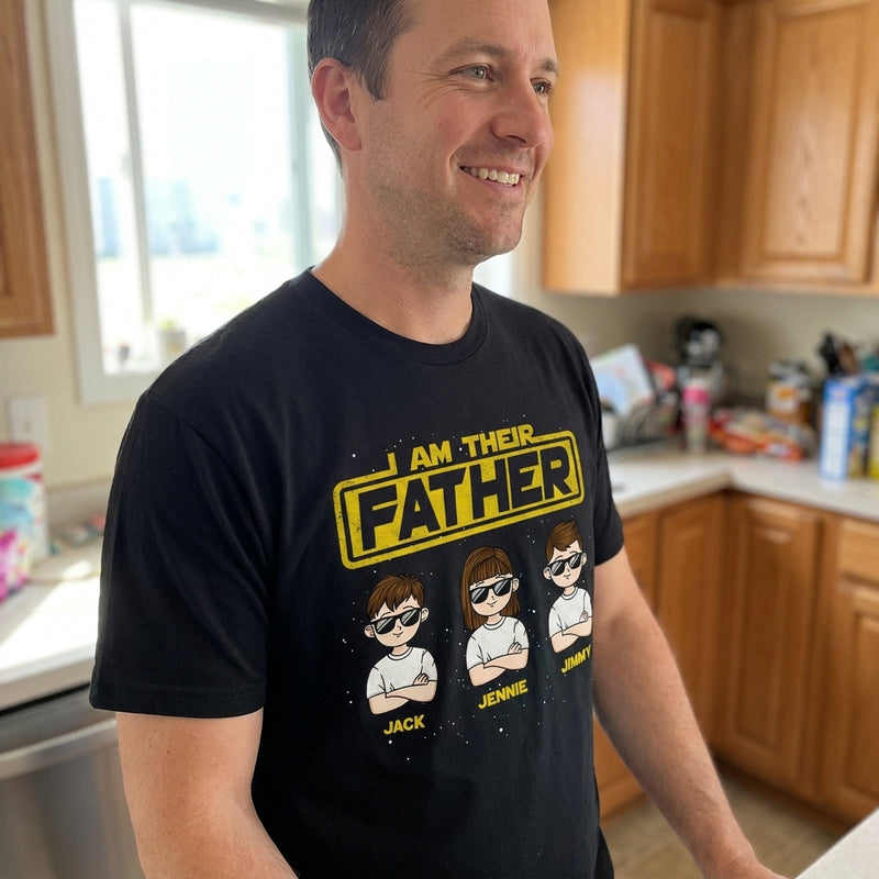 I'm Their Father Mother - Family Personalized Custom Unisex T-shirt, Hoodie, Sweatshirt - Father's Day, Mother's Day, Birthday Gift For Dad, Mom