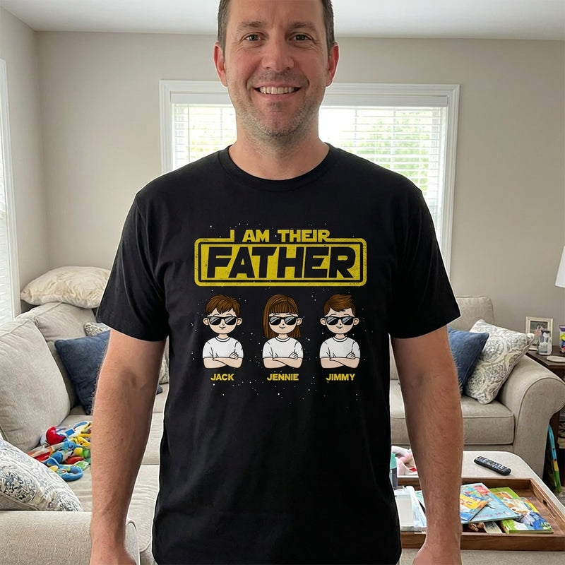 I'm Their Father Mother - Family Personalized Custom Unisex T-shirt, Hoodie, Sweatshirt - Father's Day, Mother's Day, Birthday Gift For Dad, Mom