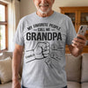 A Great Grandpa's Full Of Strength - Family Personalized Custom Unisex T-shirt, Hoodie, Sweatshirt - Father's Day, Birthday Gift For Grandpa