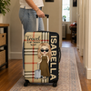 Wherever You Go Becomes A Part Of You Somehow - Travel Personalized Custom Luggage Cover - Holiday Vacation Gift, Gift For Adventure Travel Lovers