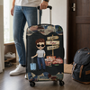 Let's Go Everywhere - Travel Personalized Custom Luggage Cover - Holiday Vacation Gift, Gift For Adventure Travel Lovers