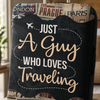 Let's Go Everywhere - Travel Personalized Custom Luggage Cover - Holiday Vacation Gift, Gift For Adventure Travel Lovers