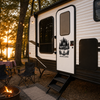 Our Happy Place - Camping Personalized Custom RV Decal - Gift For Camping Lovers