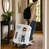 A Girl Who Loves Traveling - Travel Personalized Custom Luggage Cover - Gift For Travel Lovers