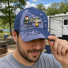 Camping Is My Therapy - Camping Personalized Custom Hat, All Over Print Classic Cap - Gift For Camping Lovers