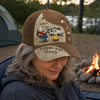 Camping Is My Therapy - Camping Personalized Custom Hat, All Over Print Classic Cap - Gift For Camping Lovers
