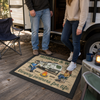 Husband And Wife, Camping Partners For Life - Camping Personalized Custom Home Decor Decorative Mat - House Warming Gift For Husband Wife, Camping Lovers