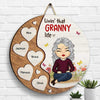 Livin' That Grandma Life - Gift For Mom, Grandma - Personalized Shaped Wood Sign