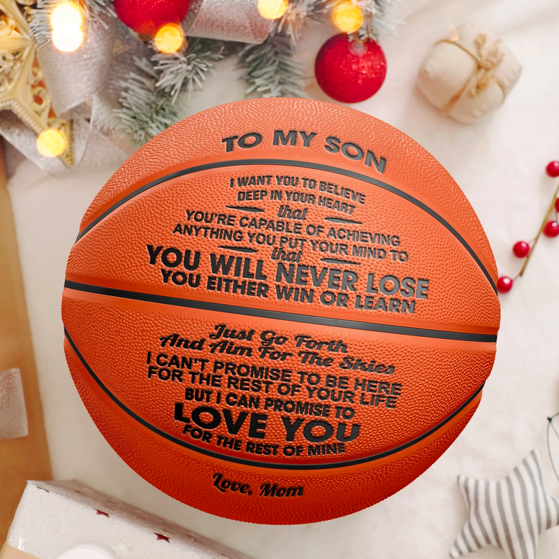 Christmas Gift for Son from Mom - Inspirational Basketball