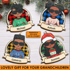 African American Kids Celebrate Christmas - Personalized Custom Wood Shaped Christmas Ornament