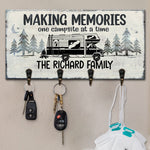 Custom Name RV Camping Gifts for Families - Personalized Key Holder