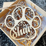Custom Name Christmas Gifts for Dog Lovers - Personalized Ornament